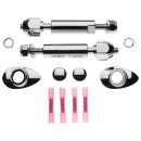 Rear Turn Signal Studs Relocation Kit Chrome