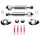 Rear Turn Signal Studs Relocation Kit Chrome