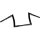 10 Bad Ape Hanger Handlebar Black 1 1/4" Powder Coated Throttle By Wire
