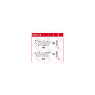 Organic Replacement Brake Pads