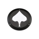 Spades Derby Cover 3-hole Black Satin