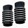 Covingtons, finned fork leg bells for Touring. Black