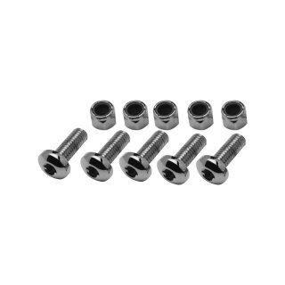 Brake Rotor Screw Kit 3/8" Chrome