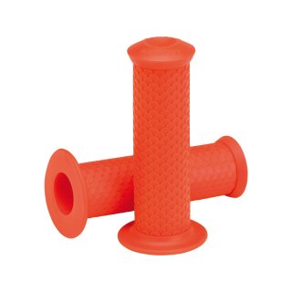 Fish Scale Grips Orange 7/8" Cable operated Throttle By Wire