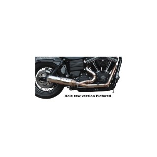 The Bound Bomb Outline, before 2007 Headpipes and BSL Muffler 2 1/4“ with Five Windows-Soundsystem, VA satin, Heat Shields hole black
