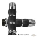 Air Cushion Gatlin Grips Black Chrome 1&quot...