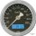 48 mm Basic Speedometer Scale: 120 mph; Scale Color: white Black 48.0 mm