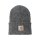 Knit Cuffed Hat Gray Melange