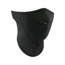 Black Neoprene Neoprene Half Face Mask 3-Panel Design