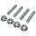 Exhaust Studs and Nut Kit Exhaust Studs and Nuts Kit Chrome
