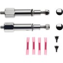 Rear Turn Signal Studs Relocation Kit Chrome