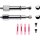 Rear Turn Signal Studs Relocation Kit Chrome