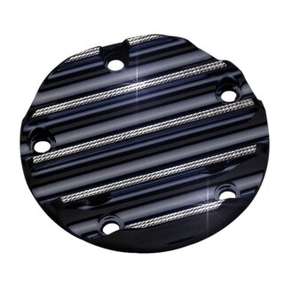 HARLEY DYNA SOFTAIL TWIN CAM BLACK COVINGTONS ALU POINT COVER 99-17