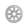 Velocity Brake Rotor Stainless Steel 11,8" Polished Front
