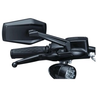 Hex Mirrors Black