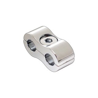 THROTTLE / IDLE CABLE CLAMP CHROME