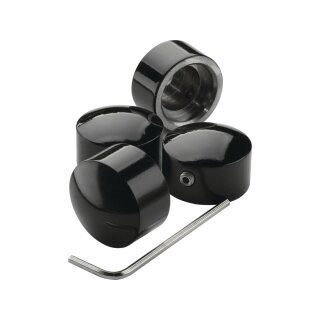 Plain Head Bolt Cover Black