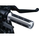 Heavy Industry Grips Black Chrome 1" Cable operated
