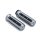 Heavy Industry Grips Black Chrome 1" Cable operated