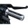 Heavy Industry Grips Black Chrome 1" Cable operated