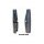 Bombshell Forktube Cover Black Cut Satin