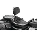 Maverick with Backrest Smooth Seat Black Vinyl