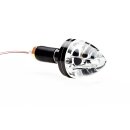 mo.blaze cone LED Bar End Turn Signal Black Anodized...