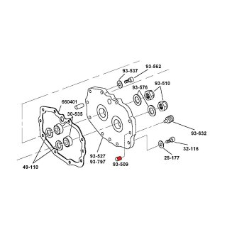 Transmission Case Bearing Housing Roll Pin