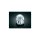 Skull Horn Cover Dark Chrome