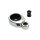 CABLE CLAMP 1"-1 1/8" SINGLE THROTTLE / CLUTCH CABLE, CHROME