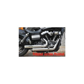 Hot Shot E3 Top Chopp Curve Exhaust System Black Coated