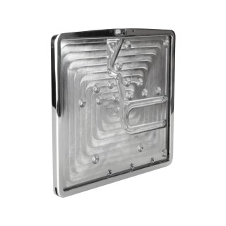 Inside License Plate Base Plate Austrian Size 200x170mm Polished