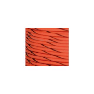 OEM Colored 1mm Wire Spools Orange, Black Stripe