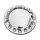 Drilled Point Cover 2-hole Aluminium Polished