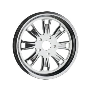 Super Charger Belt Pulley Chrome 1 1/8" 70.0 teeth