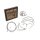 14" Bagger Bar Cable Kit Stainless Steel Clear Coat ABS