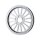 Super Spoke Pulley Chrome 1" 66.0 teeth