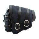 Canvas Swing Arm Saddle Bag with Bottle With Black Straps...