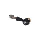 Retro LED Turn Signal V2A Black stem Black Clear LED