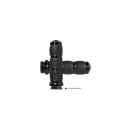Air Cushion Velvet Air Grips Black 1" Anodized...