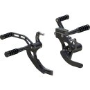 Forward Control Kit, +4", Rubber Pegs, Black Forward Control Kit 4" Forwarded