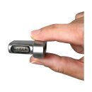 Winglets Mini LED Turn Signals Chrome Satin Smoke LED