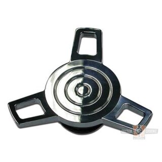 Spinner Gas Cap Left side cap only (Non-Vented) Chrome