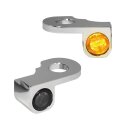 NANO Series LED Turn Signals Chrome Smoke LED