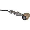 Retro LED Turn Signal V2A Satin stem Black Clear LED