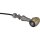 Retro LED Turn Signal V2A Satin stem Black Clear LED