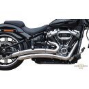 Radial Low Exit Staggered Exhaust System Show Chrome