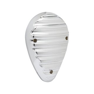 Finned Horn Cover Chrome