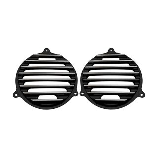 Covingtons, aluminum speaker grills finned