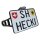 Side Mount License Plate Kit Swiss specification 180x140mm Chrome